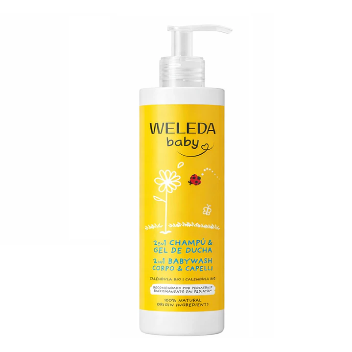  Shampoo Y Gel De Ducha De Caléndula Weleda Baby  400ml  1