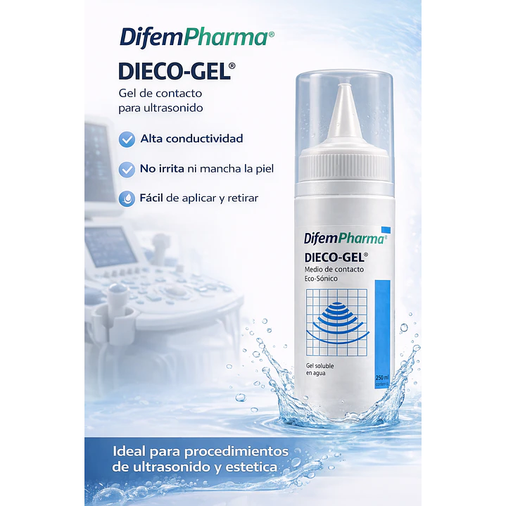 Gel Conductor Diecogel Difem 250ml Ultrasonido 2