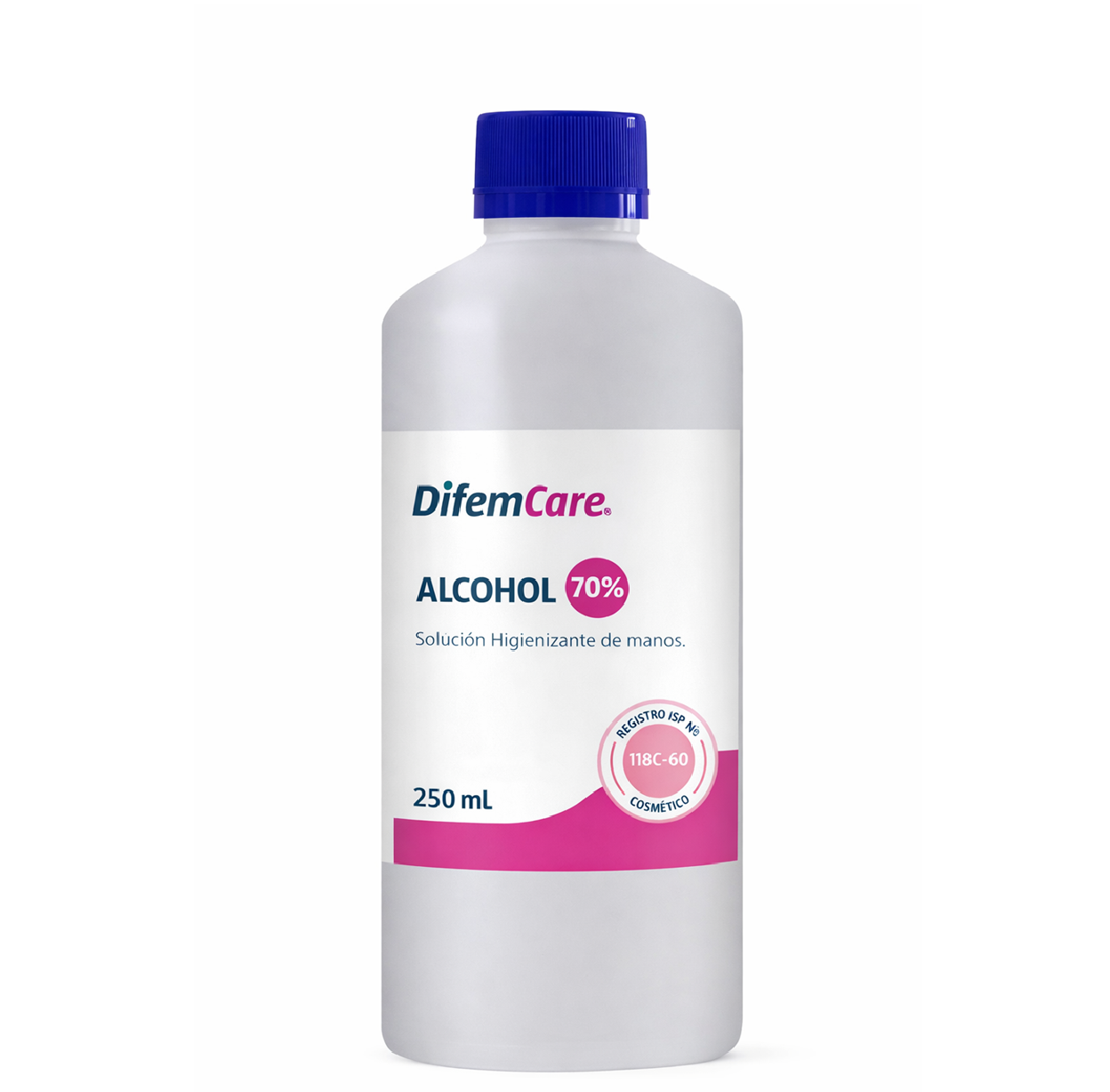 Alcohol Higienizante De Manos 70% Difem 250ml