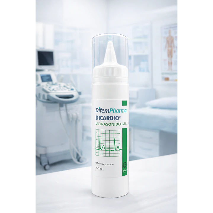 Gel Conductor Ultrasonido Dicardio 250 ml Difem Caja x12 5