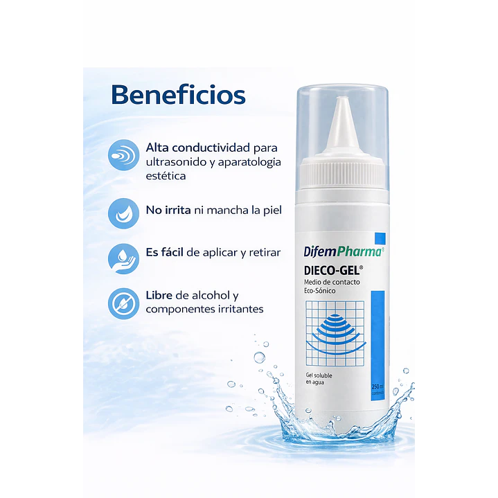 Gel Conductor Diecogel Difem 250ml Ultrasonido Pack x6 4