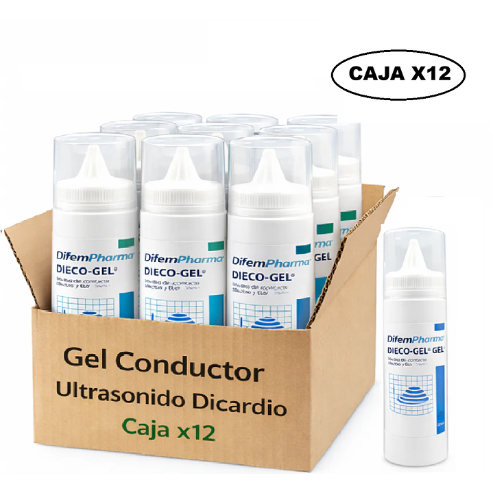 Gel Conductor Diecogel Difem 250ml Ultrasonido Caja x12 1