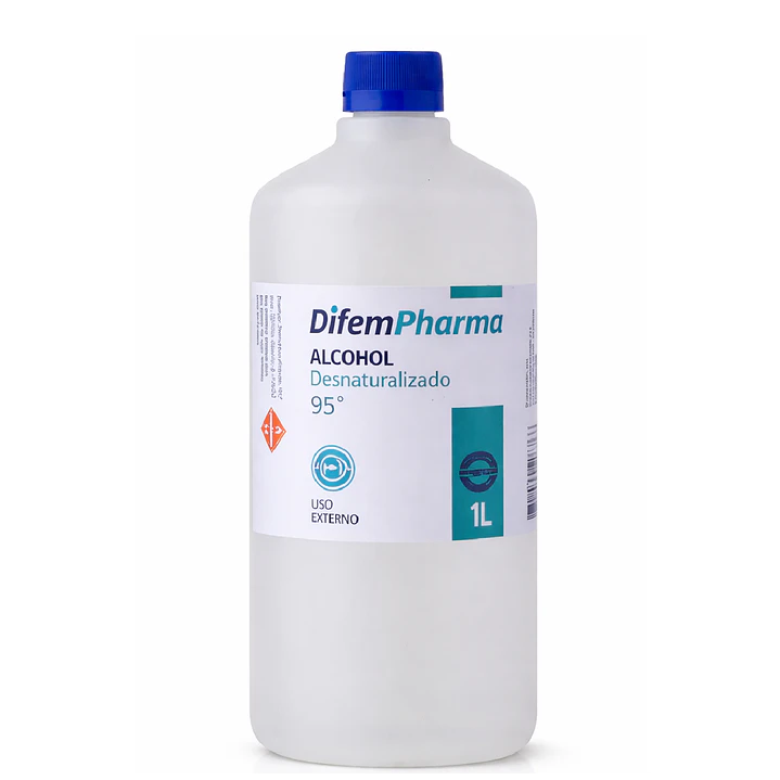 Alcohol Desinfectante 95% Difem 1 L Pack x6 2