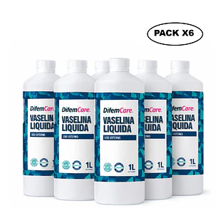 Vaselina Liquida Uso Externo Difem 1 Litro Pack x6
