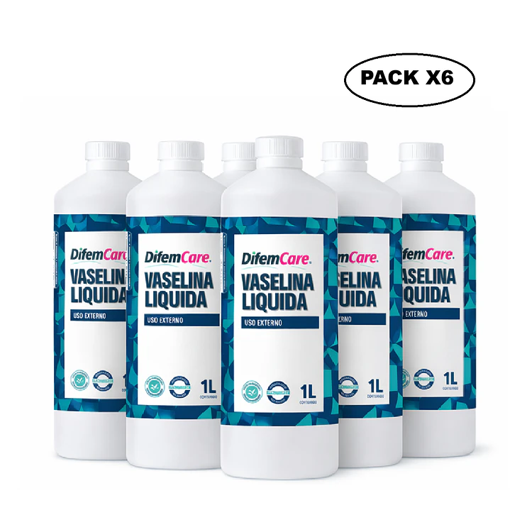 Vaselina Liquida Uso Externo Difem 1 Litro Pack x6 1