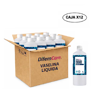 Vaselina Liquida Uso Externo Difem 1 Litro Caja x12