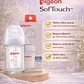 Biberón Vidrio Softouch Boca Ancha Pigeon +0M 160ml Pack x2 - Miniatura 3