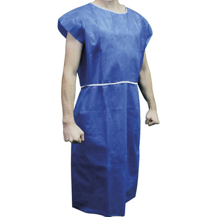 Bata Camisa Paciente Desechable Cranberry Caja x 100 7