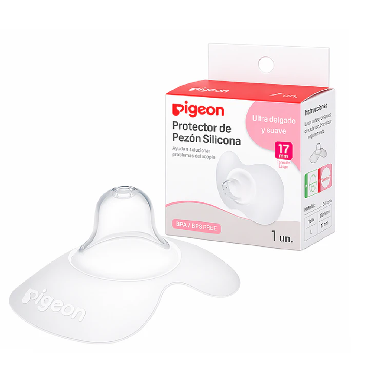Protector De Pezon Silicona Pigeon Talla L 17mm 1 Unidad 1