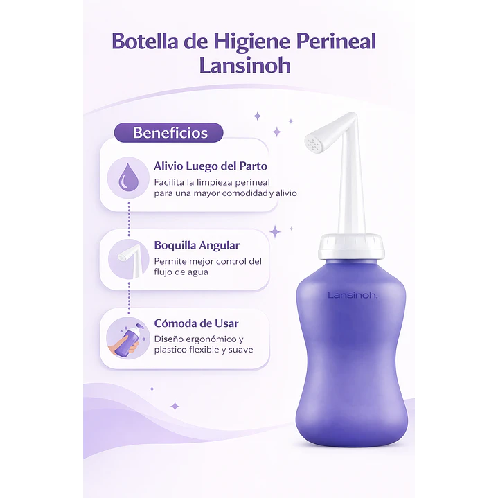 Botella De Higiene Lavado Perineal Postparto Lansinoh 5
