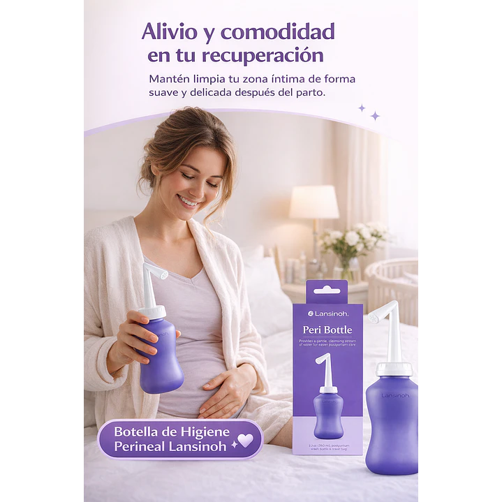 Botella De Higiene Lavado Perineal Postparto Lansinoh 6