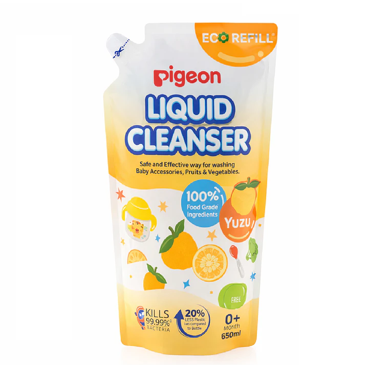 Limpiador Biberones Recarga Pigeon Yuzu 650ml  1