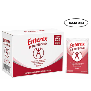 Enterex Hepatic Vainilla, Polvo Sachet  Sabor Vainilla De 110 G. Caja x24