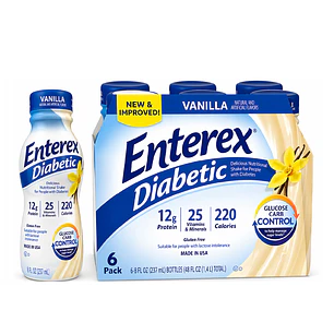 Enterex Diabetic Vainilla Liquido 237ml Pack X6