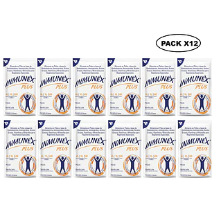 Inmunex Plus Polvo Vainilla Sachet 131g Pack x 12