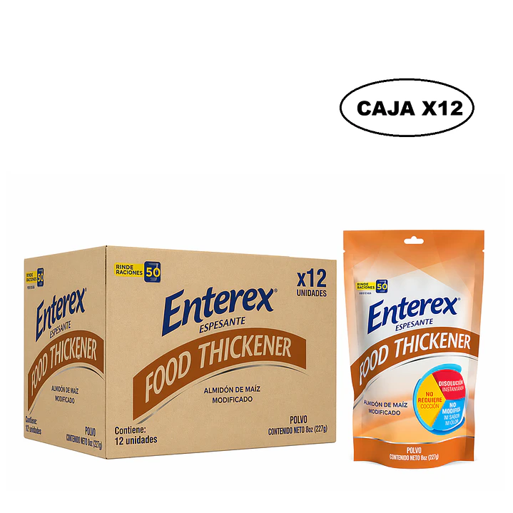 Enterex Espesante Food Thickener 227g Caja X12 1