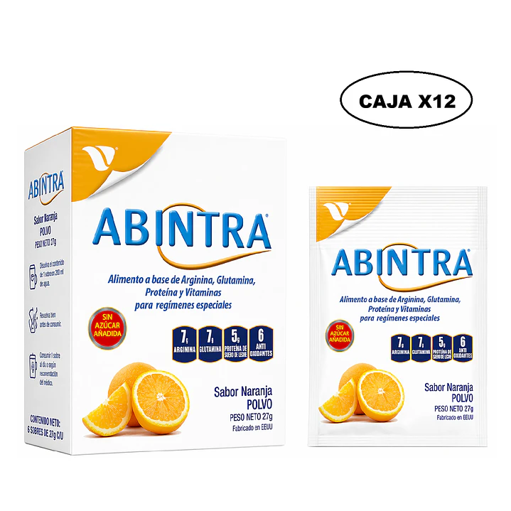 Abintra Sobre Sabor Naranja 27g Caja x12 1
