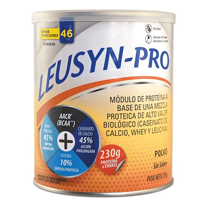 Leusyn Pro Polvo Sin Sabor 275g Pack x6 3