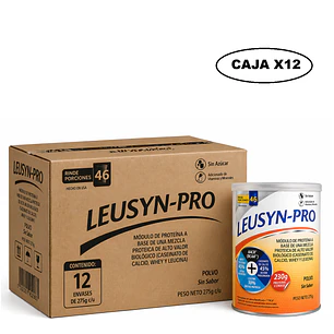 Leusyn Pro Polvo Sin Sabor 275g Caja x12