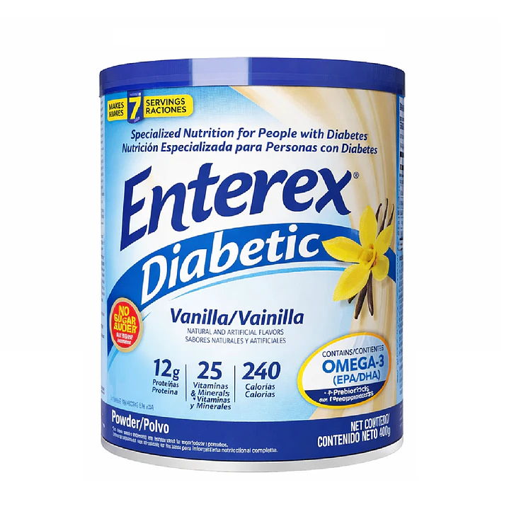 Enterex Diabetic Vainilla Polvo 400g Pack x6 2
