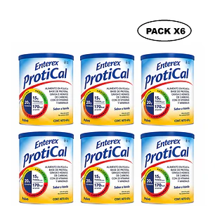 Enterex® Protical Sabor Vainilla 420g Pack x6