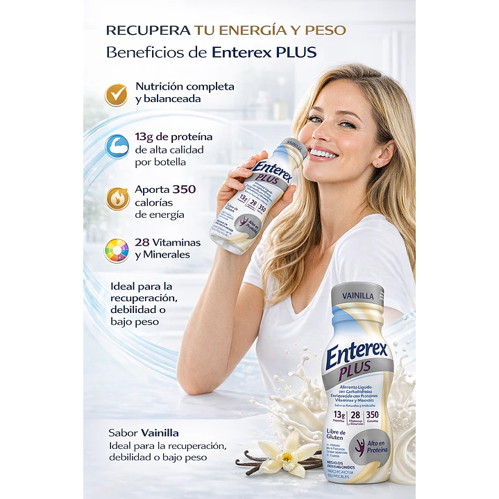 Enterex Plus Vainilla 237ml Pack x8 5