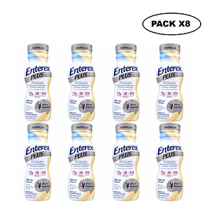 Enterex Plus Vainilla 237ml Pack x8