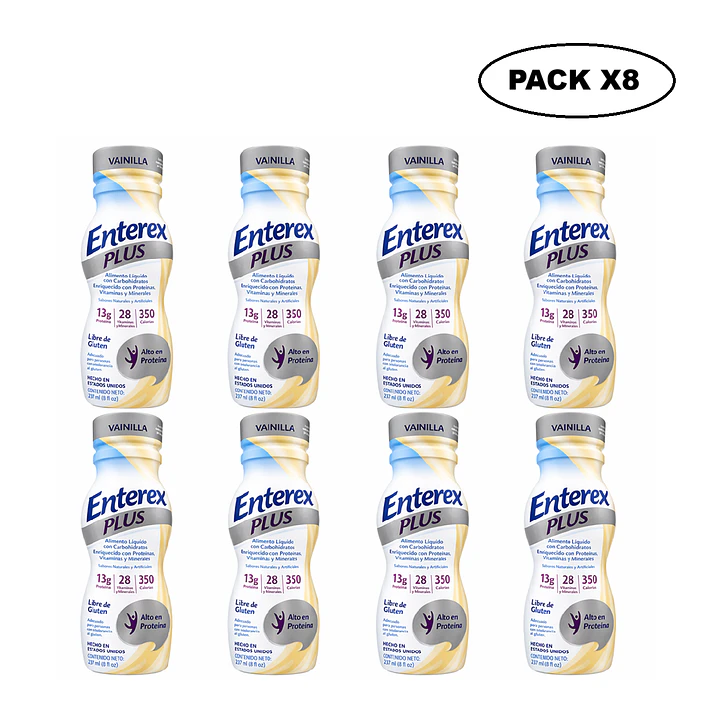 Enterex Plus Vainilla 237ml Pack x8 1