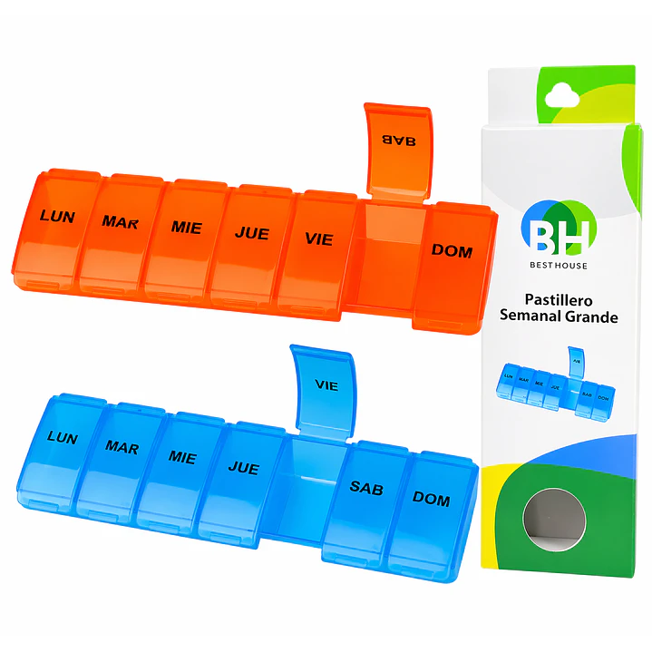 Pastillero Semanal Grande Best House 7 Días 2