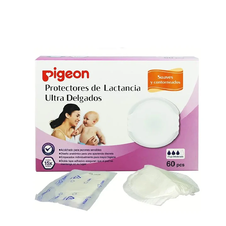 Absorbentes Pigeon Protector De Lactancia Ultra Delgado 60p 1