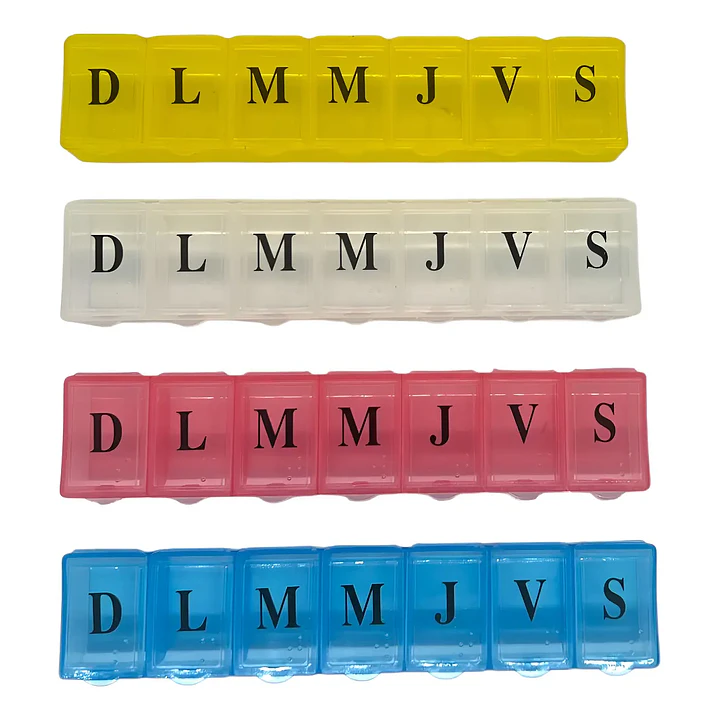 Pastillero Semanal Best House Organizador de Medicamentos 7 Días  3