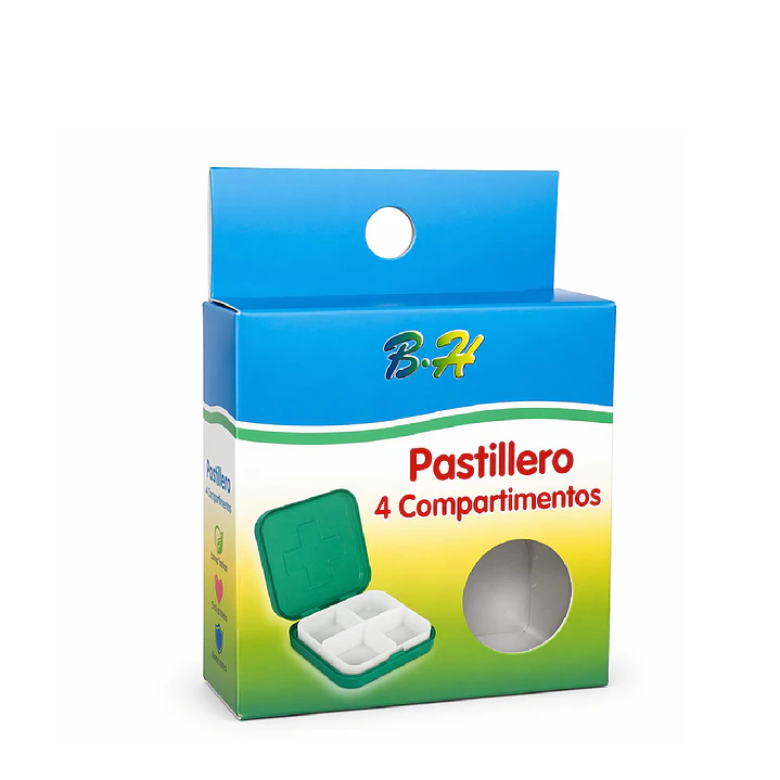 Pastillero 4 Compartimientos Organizador Diario Best House 5