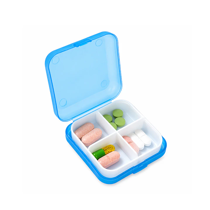 Pastillero 4 Compartimientos Organizador Diario Best House 2