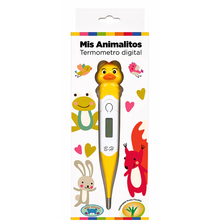 Termómetro Digital Infantil Animalitos Azul 2