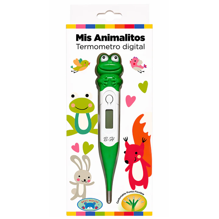 Termómetro Digital Infantil Animalitos Azul 3