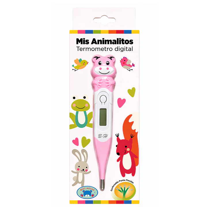 Termómetro Digital Infantil Animalitos Azul 4