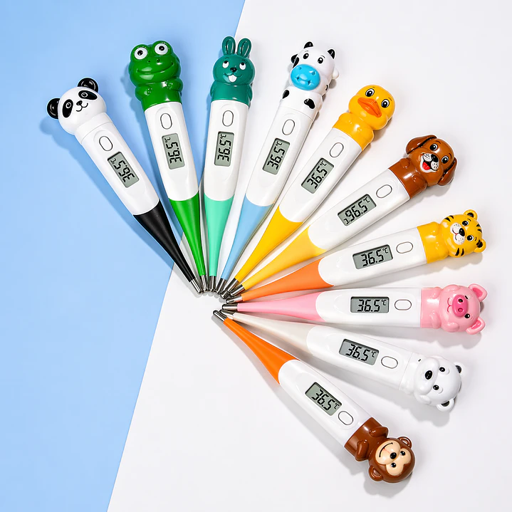 Termómetro Digital Infantil Animalitos Azul 5