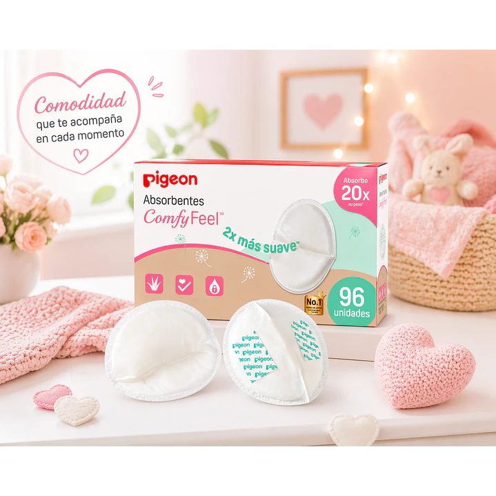Absorbente De Leche Comfy Feel 96 Unid 2