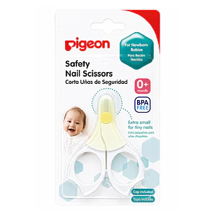 Tijera Para Uñas De Bebé Pigeon Color Blanco +0M