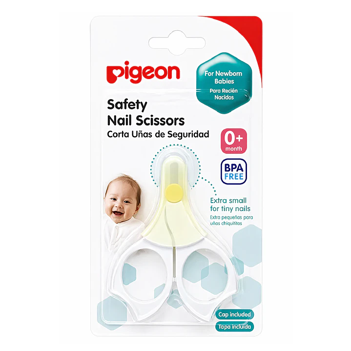 Tijera Para Uñas De Bebé Pigeon Color Blanco +0M 1