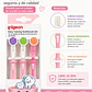 Cepillos Dentales Set  Aprendizaje 3 Etapas Pigeon Rosado  - Miniatura 7
