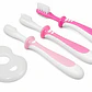 Cepillos Dentales Set  Aprendizaje 3 Etapas Pigeon Rosado  - Miniatura 2