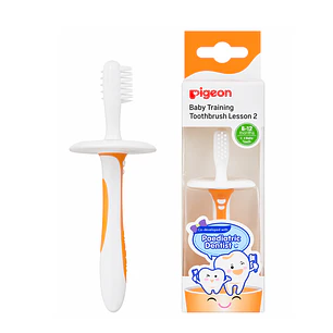 Cepillo Dental Aprendizaje Paso 2 Pigeon Color Naranja