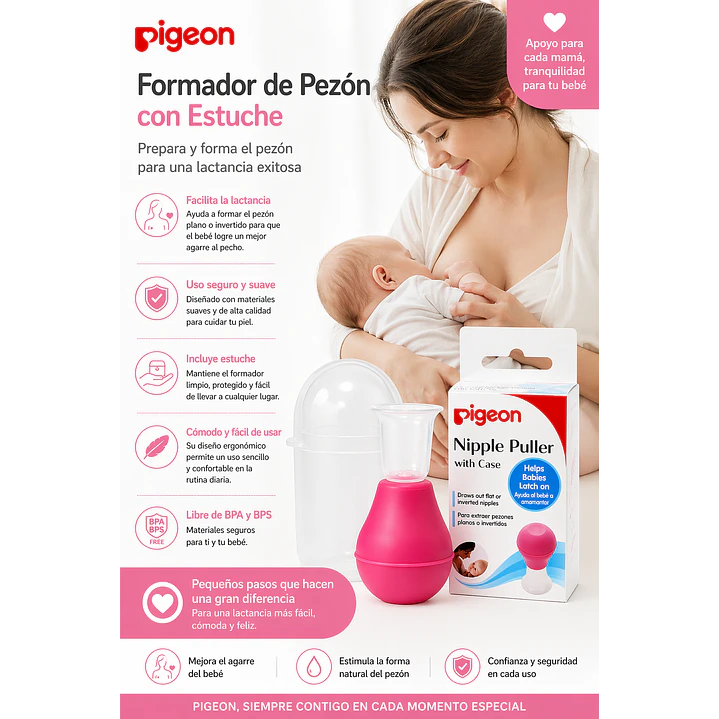 Formador De Pezon Con Estuche Pigeon  5