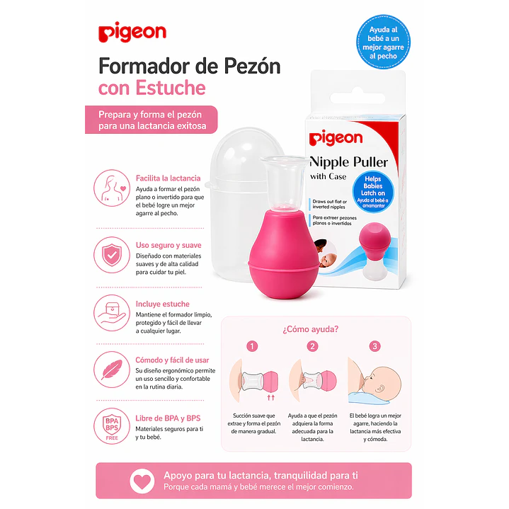 Formador De Pezon Con Estuche Pigeon  6