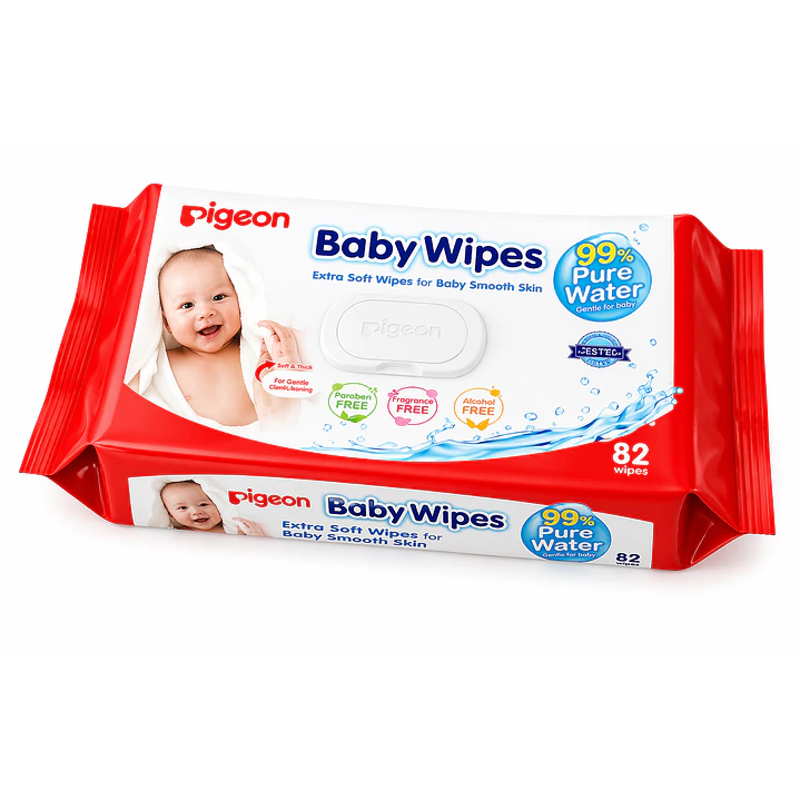 Toallitas Humedas Baby Wipes Pigeon 99% Agua 82u Pack X6 3