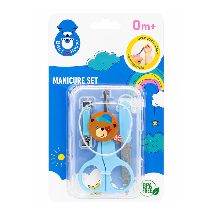 Set Manicure Bebé Best House Celeste 0m+ 1