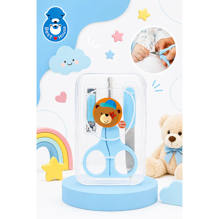 Set Manicure Bebé Best House Celeste 0m+ 2