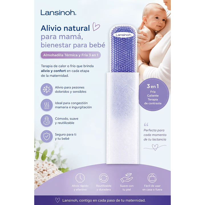 Pad Perineal Frio/calor Lansinoh Alivio Del Dolor  5