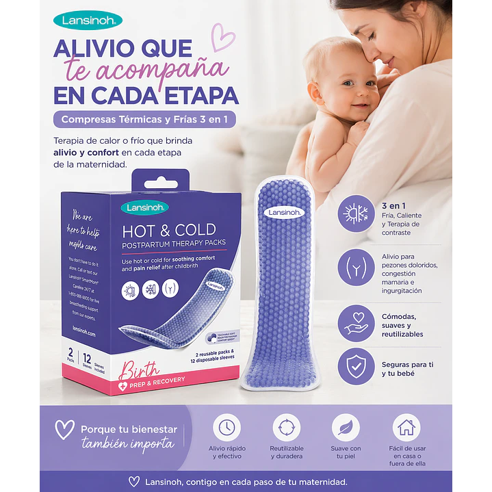 Pad Perineal Frio/calor Lansinoh Alivio Del Dolor  4